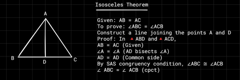 Isosceles Triangle Theorem Online Classes Assignment And Mentoring 8052